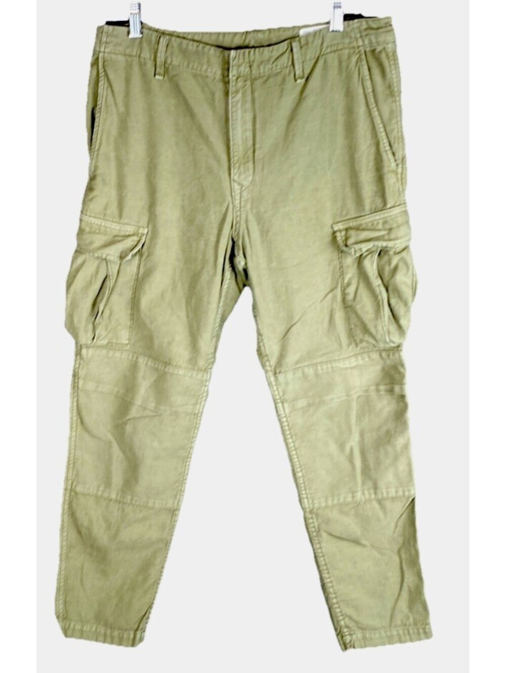 Rag & Bone Cargo Jeans Women's Sz. 27  Button Pockets Army Green Pants